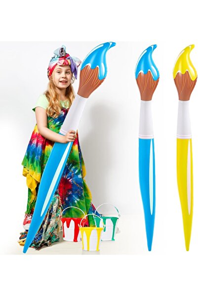 Arabest 2 Pcs 40 Inch Giant Inflatable Paint Brush, Large Blow up Colored Pai...
