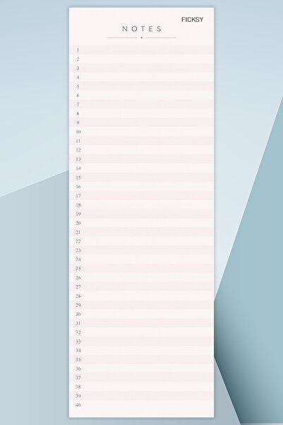 Ficksy To-Do List - 50 Sheets - 10.5*29.7 cm - to Do List - Checklist - Check...