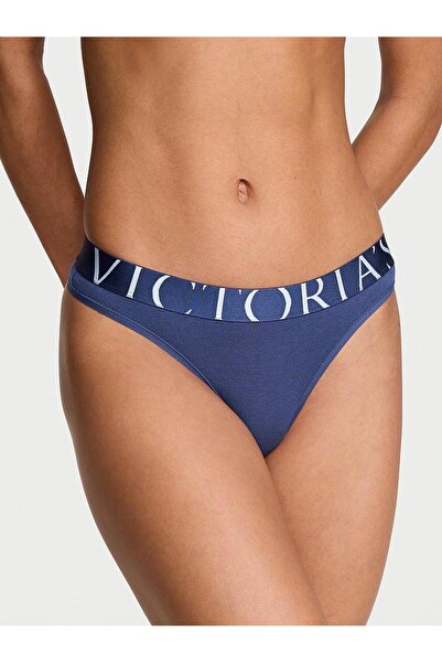 Victoria's Secret Logo Detaylı Pamuklu Tanga