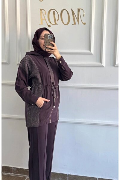 Butik File Detaylı İkili Tesettür Takım