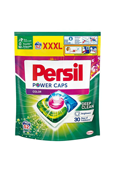 Persil Detergent de rufe 4 în 1 Color Power Caps, 52 capsule
