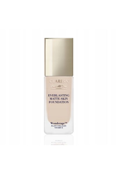 Claresa Fond de ten mat Everlasting 03 Vanilie 32 ml Finisaj mat de lungă durată