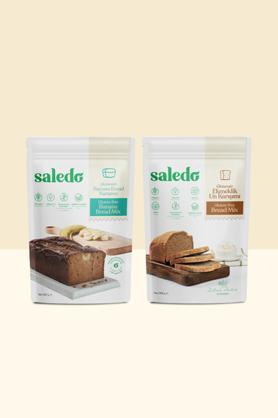 saledo Glutensiz Banana Bread ve Ekmeklik Un Karışımı