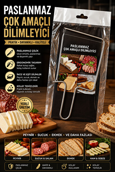 Northern Star Kahvaltılık&Ekmek Dilimleyici - Dayanıklı Pratik Kullanım Çok A...