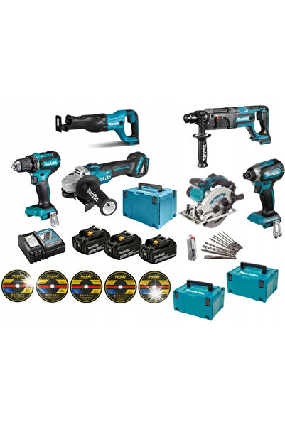 MAKİTAMİ Ferăstrău circular cu acumulator 165MM 18V 2*5.0AH DSS610RTJ MAKITA