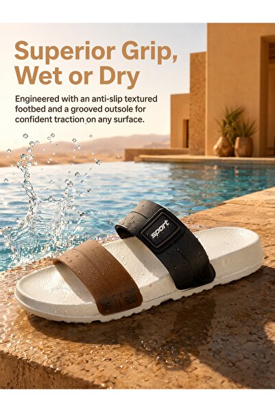 Khayrat Slipper Summer Essential: Non-Slip Waterproof EVA Slippers for Beach ...