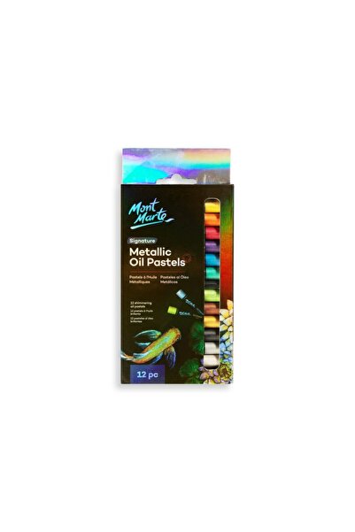 MC Micostore Pastel ulei metalizat Mont Marte 12 buc/set