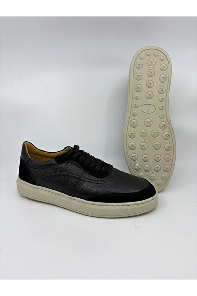 Papuccu Black Suede Men's Leather Shoes