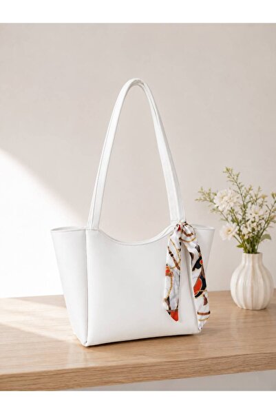 Judour Bags Kadın Fularlı Fermuarlı Ve Çıtçıt Kapamalı Shopper El Ve Omuz Çan...