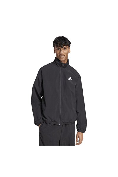 adidas Jachetă de vânt esențială pentru bărbați cu logo mic XL