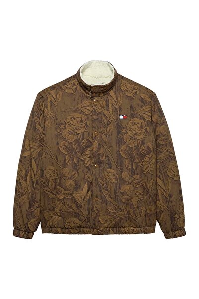 Tommy Hilfiger Jachetă reversibilă tip teddy, lejeră, pentru bărbați, mărimea S