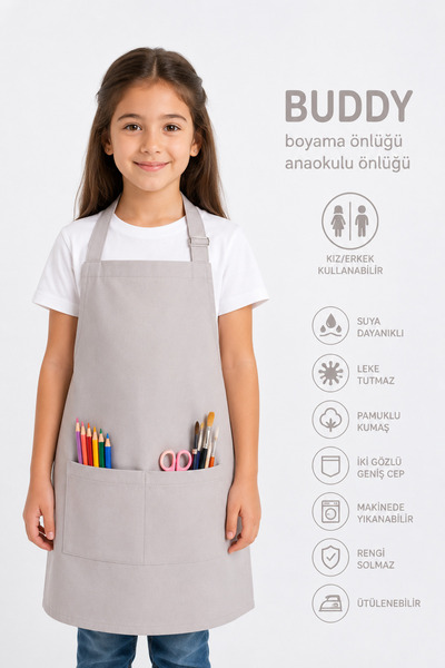 sevilya Buddy Painting Apron Kindergarten Apron Painting Apron