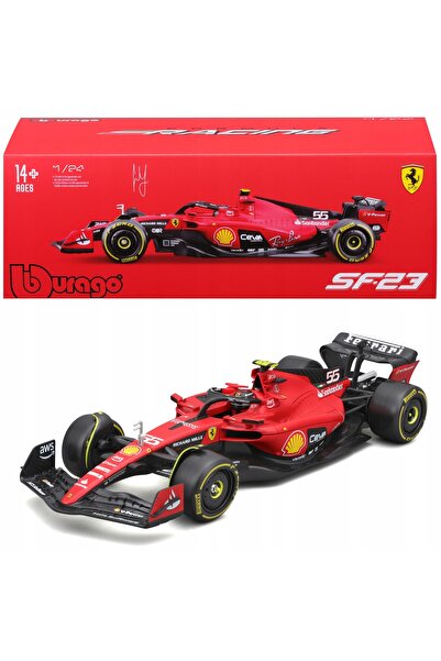 Bburago Junior BOLID F1 Ferrari SF-23 2023 # 55 CARLOS SAINZ 1:24 MODEL BBURA...