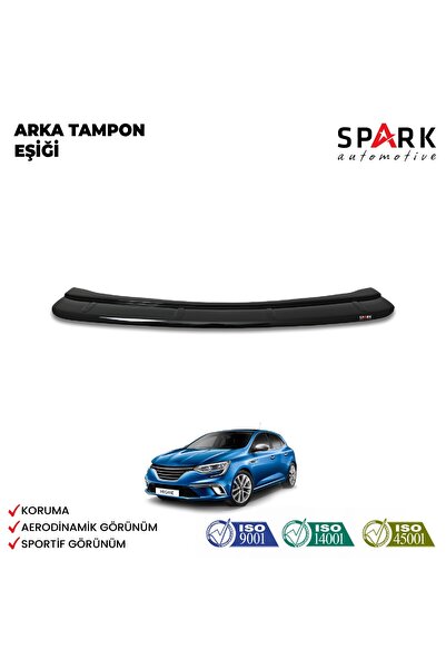 Spark Automotive Renault Megane 4 2016- Yılı ve Sonrası Uyumlu Arka Tampon Eş...