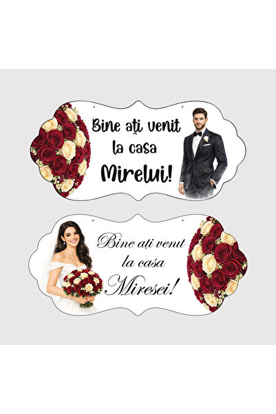 Bello Carino High quality decoration products Set 2 bucăți – Decor de Nuntă "...
