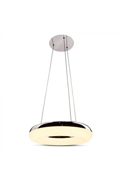 V-TAC Lustră LED 40W, 40 cm, Alb Cald 3000K, 2800 lm, Rotundă, Suspendată