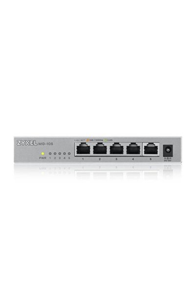 ZyXEL XMG-105 Switch de birou multi-gigabit negestionabil cu 5 porturi 2.5GbE...
