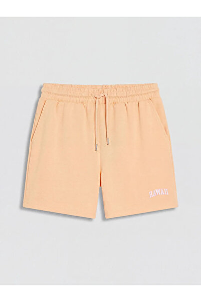 LC Waikiki Mercan Elastic Waist Soft Touch Women's Shorts