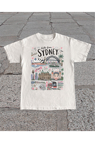 Grafftee Clothing Sydney Printed Unisex Oversize T-Shirt