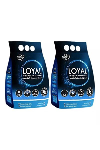 Loyal Powder Detergent with Long-Lasting Scent and Enzyme Action- 2X8Kg