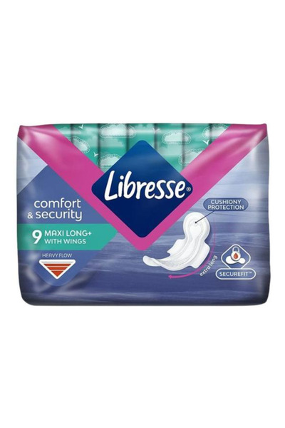 Libresse Absorbante cu Aripioare - Comfort & Security Maxi Long+ with Wings, ...