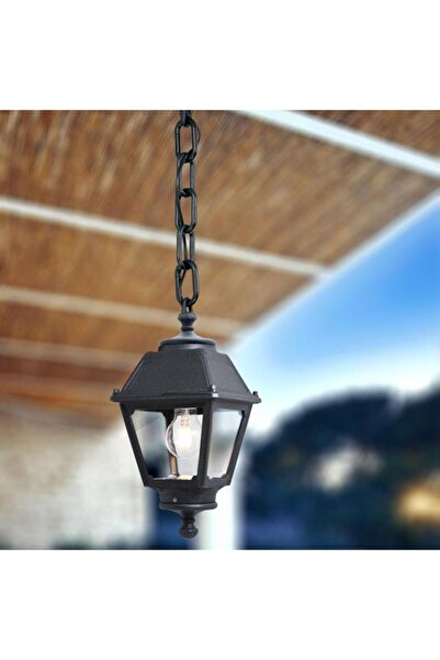 EUROLAMP FUMAGALLI SICHEM MARY Κρεμαστό Φωτιστικό Τετράγωνο Μαύρο 180X780mm E...