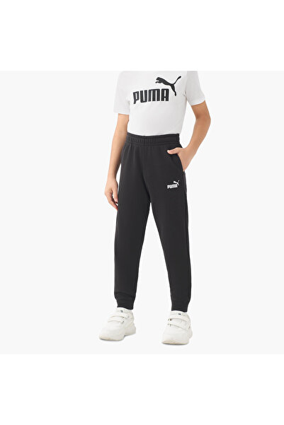 Puma Elasticated Waist Joggers with Pockets