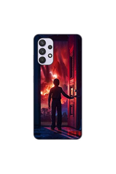 OEM Husa compatibila cu Samsung Galaxy A32 5G Silicon Gel Tpu Model Stranger ...