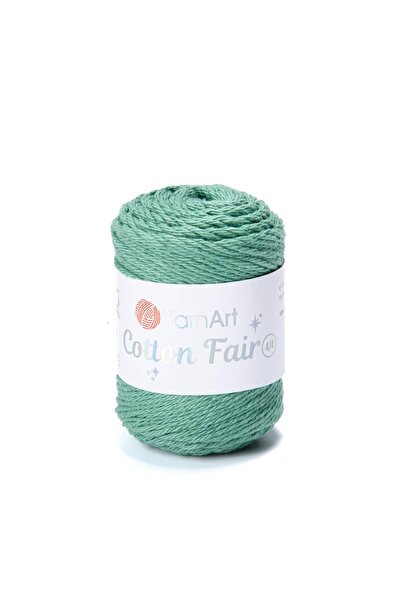 Yarnart COTTON FAIR 4/4 - Ață de tricotat verde mentă-5569