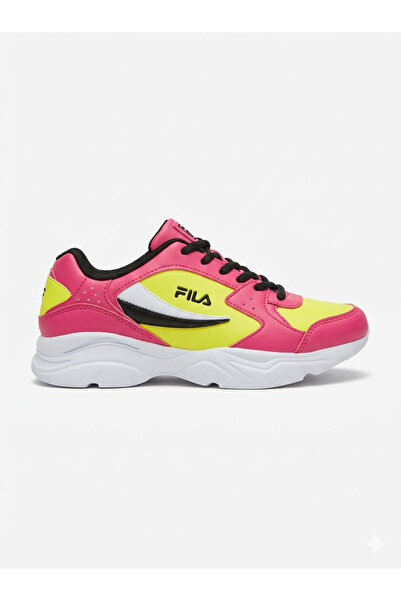 FILA Stirr Pink/Yellow Green Shoes