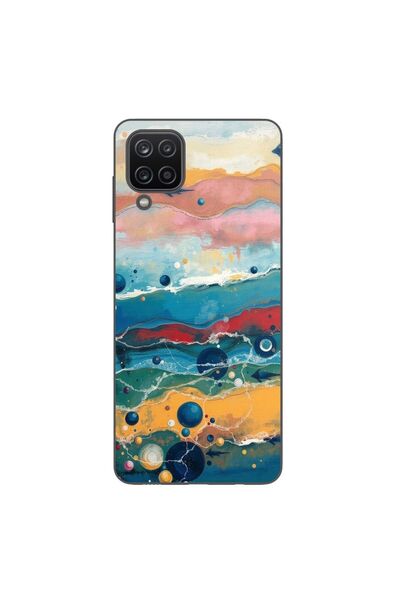OEM Θήκη συμβατή με Samsung Galaxy A22 4G από σιλικόνη gel TPU με σχέδιο Υδάτ...