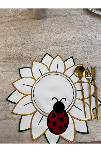 HARD RUBY Ladybug Sunflower American Service Set