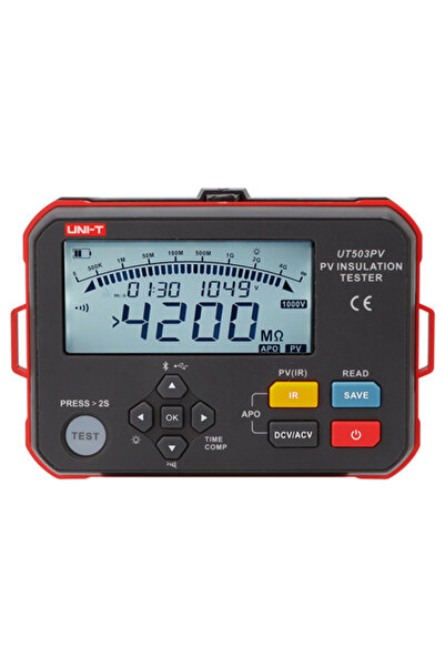 uni-t UT503PV Tester digital de rezistență a izolației PV cu Bluetooth