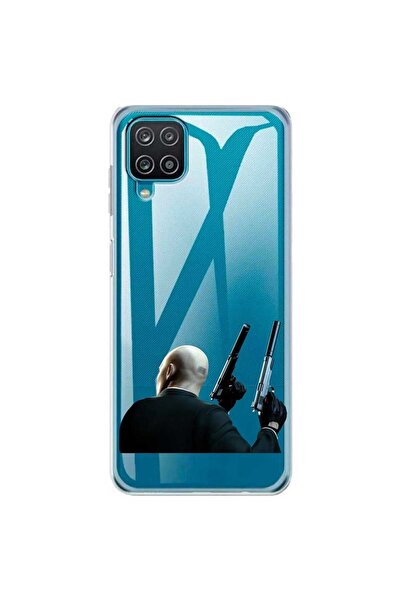 OEM Husa compatibila cu Samsung Galaxy A12 Silicon Transparenta Model Hitman