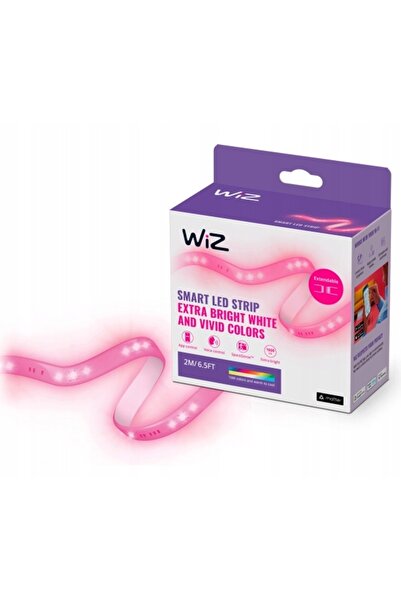 WIZCHARK Bandă LED WiZ Wi-Fi Bluetooth RGB 1600 lm Reglare luminozitate 2m