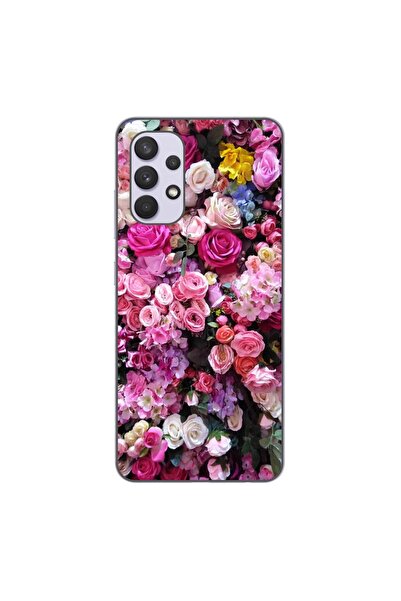 OEM Husa compatibila cu Samsung Galaxy A32 5G Silicon Gel Tpu Model Trandafir...