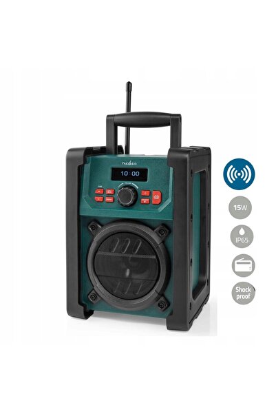 NEDIS SMARTLIFE Radio portabil Nedis RDDB3100GN FM DAB+ Bluetooth AUX de atelier