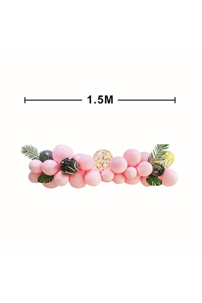 MP Mirific Party Set of 34 latex balloons, garland type, pink