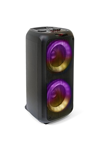 Ibiza Sound Boxă portabilă Bluetooth Karaoke 2x8 " cu microfon, TWS, lumini LED