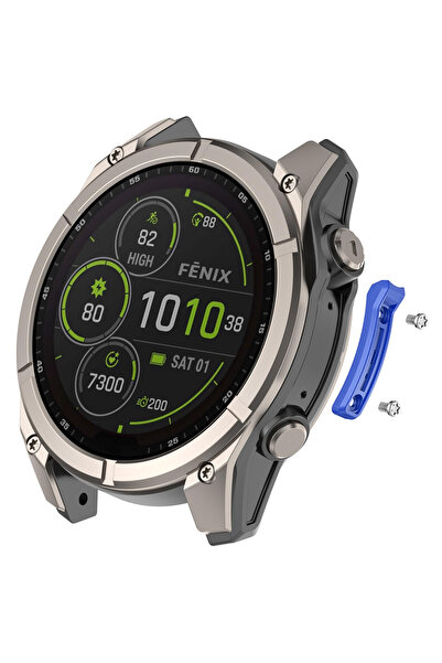 CaseOnn Garmin Tactix 8 – 47 Mm, Amoled Side Case Protector with Mounting Set...
