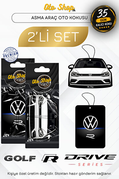 OTOSHOPTR GOLF 7.5 R(Beyaz) + R DESİNG 2'Lİ SET Oto Araç Kokusu