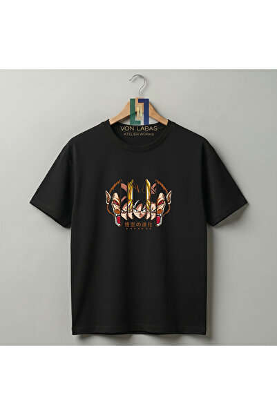 Grafftee Clothing Dragon Ball Z Design Premium Cotton Unisex T-Shirt - High-Q...