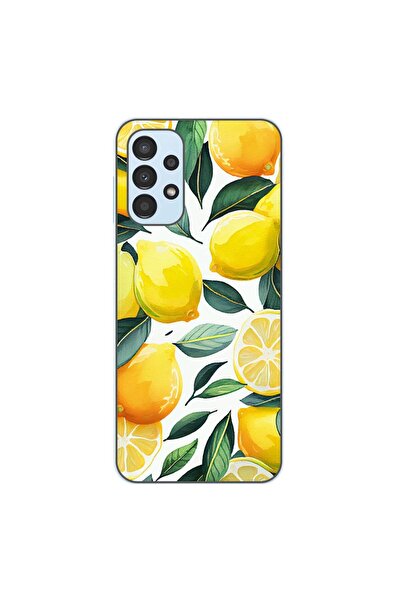 OEM Husa compatibila cu Samsung Galaxy A13 4G Silicon Gel Tpu Model Lemons Pa...