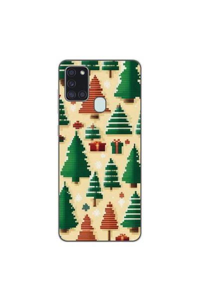 OEM Калъф, съвместим със Samsung Galaxy A21s, от силиконов гел TPU, с шарка  ...