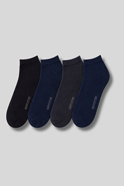 Ada Çorap & İç Giyim Men's 4-Pack Cotton Bootie Socks
