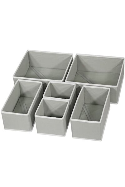 Hggzeg Set of 6 Storage and Organization Boxes