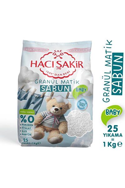 Hacı Şakir Baby Granül Matik Sabun 1 kg