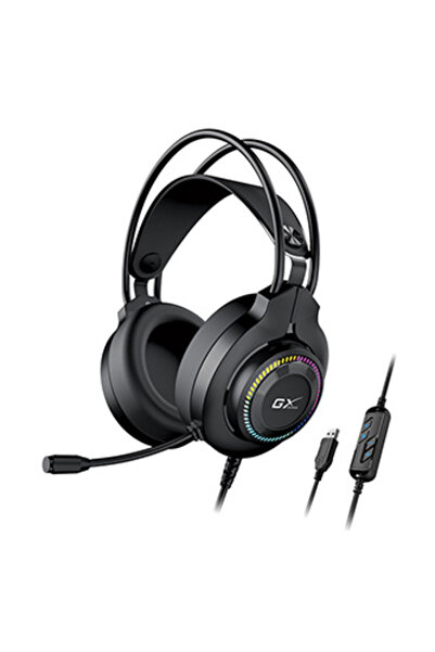 GENIUS Căști cu microfon GX GAMING HS-GX580U, USB, RGB, negru