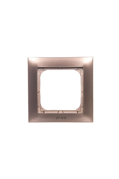 OSPEL Cadru unic Impression pentru elemente de fixare IP-44 auriu metalic (RH...