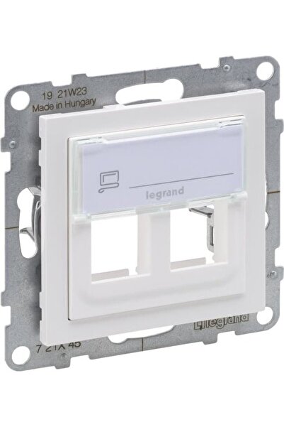 Legrand SUNO KEYSTONE Adaptor dublu alb 721145
